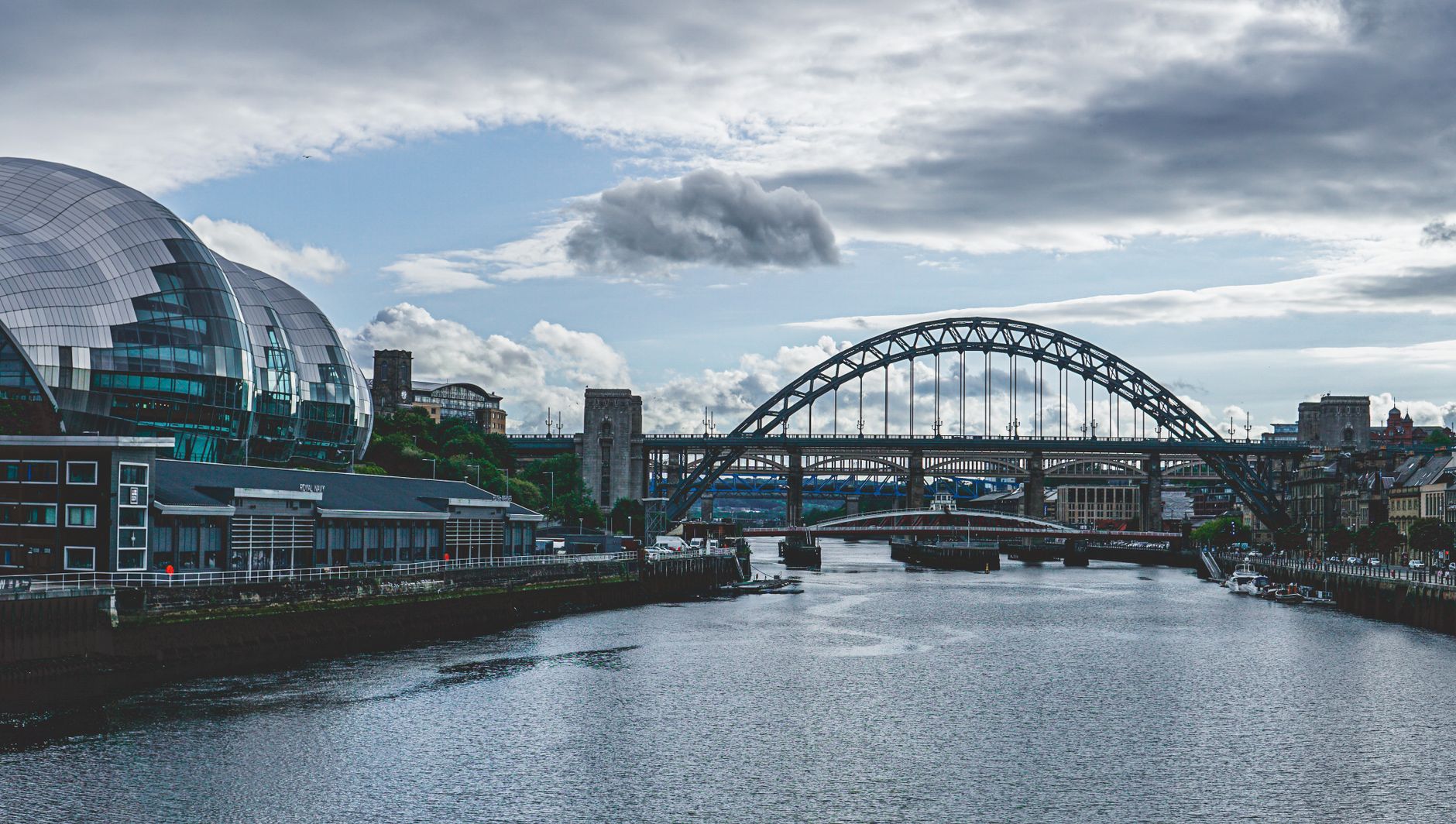 River Tyne bridges linking Newcastle and Gateshead